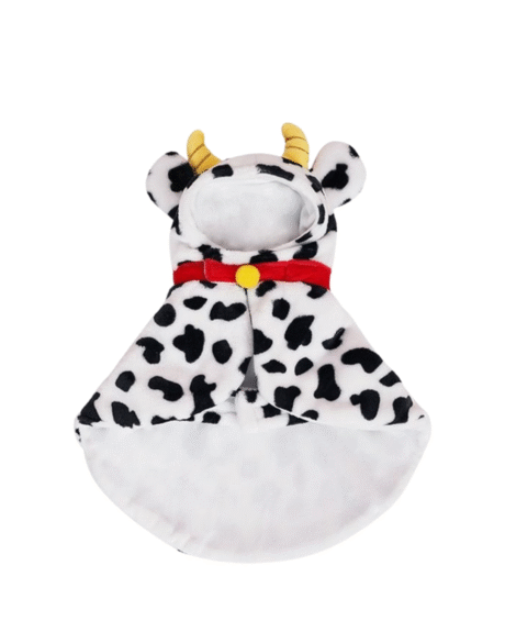 Cow Costume for Cats